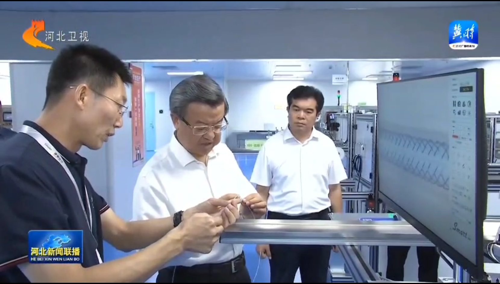 倪岳峰在石家莊市調研